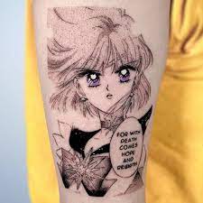 Usagi Tsukino On Instagram Now This Is A Stunning Sailor Saturn Tattoo Done By Laurelupo On Human In 2021 Sailor Saturn Tattoo Saturn Tattoo Sailor Moon Tattoo
