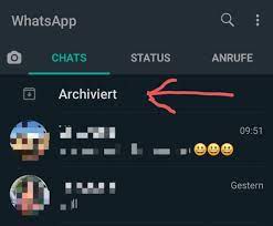 Archivierte chats whatsapp anzeigen