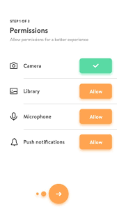 Permissions Mobile Web Design Ios Design App Design