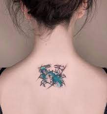 S Ideen Ruckentattoo Watercolors Klein Sternzeichen Tattoo Ideen Tattoodesign Tattootrends Zodia Cancer Zodiac Tattoo Cancer Sign Tattoos Cancer Tattoos
