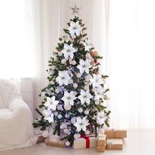 Plus, artificial flowers are extremely low maintenance, require no watering and are great for those with allergies. 24pcs Flower Head Glitter Artificial Silk Flower Christmas Tree Ornament Diy Christmas Decoration New Year Decor Navidad 2021 Artificial Dried Flowers Aliexpress