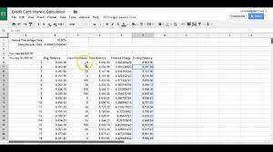 Credit cards levy interest on the basis of your average balance. Credit Card Interest Calculation Youtube