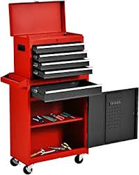 Find a craftsman tool chest or tool cabinet and organize your workspace today. Lucky Gift 2 In 1 Tool Chest Cabinet With 5 Sliding Drawers Hardware Metal Narrow