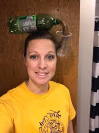 Wacky hair day at elementary school