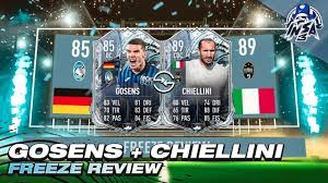 A winter freeze has blown in pushing players out of their typical positions and giving them customized boosts tailored to their new role in your squad. Chiellini 89 E Gosens 85 Fut Freeze Review Ita Provati Top Carte Youtube