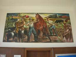 Cambridge City Indiana Post Office Mural Office Mural Art Cambridge City Indiana