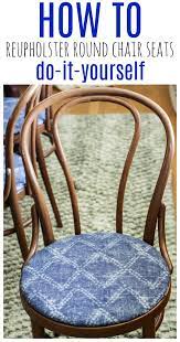 how to reupholster round chair seats round chair reupholster diy chair cushions