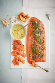 Lachs Gerauchert Mit Suss Scharfer Senfsauce Lachs Rezept Fisch Zubereiten Graved Lachs Rezept