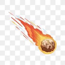 Fireball Planet Planet Comet Halleys Comet Png And Vector Halley S Comet Planet Vector Cartoon Styles