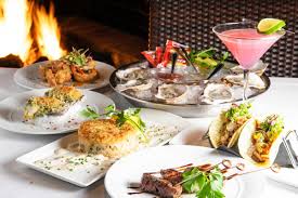 Fish tacos aren't complete without fish taco sauce! Enticing Eats From Eddie V S Happy Hour Menu In Newport Beach