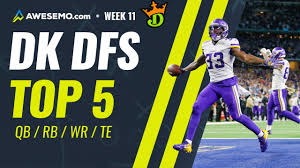 Super bowl recap and 2021 outlooks. Draftkings Nfl Week 11 Rankings Top 5 Daily Fantasy Football Plays For Week 11 Youtube