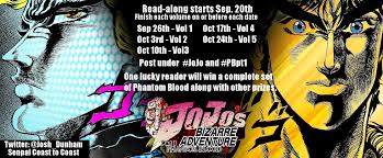 The Fate of that Blood~ JoJo's Read-Along and Giveaway | Senpai Coast to  Coast