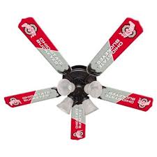 Ceiling Fan Designers 7995 Osu New Ncaa Ohio State Buckeyes 52 In Ceiling Fan Ohio State Buckeyes Ohio State Rooms Ohio