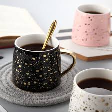 Coffee Mug Milk Cup Drinkware Starry Sky Pattern Review Best Buymorecoffee Com Pottery Mugs Mugs Modern Mugs