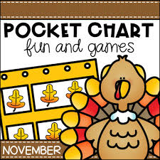 November Pocket Chart Activities