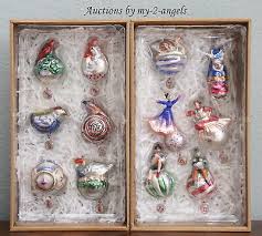 About 4 x 5 inches (10 x 13 cm) of course, it varies because the shapes vary, but that will give you an idea. New Pottery Barn Twelve Days Of Christmas Mercury Glass Ornaments Set Of 12 Ebay