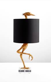 Ibis Table Lamp With Black Satin Shade Design By Cyan Design Eclectic Table Lamps Table Lamp Lamp