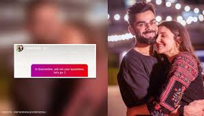Are anushka sharma and virat kohli really made for each other? Anushka Sharma Posts Query For Virat Kohli During Instagram Chat His Answer Wins Hearts
