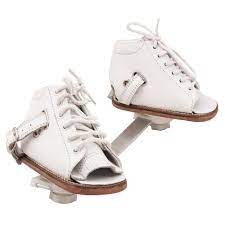 These clubfoot shoes are certified and superior. White Ctev Shoes Clubfoot Shoes For Home Usage Size 000 6 Id 19576250162