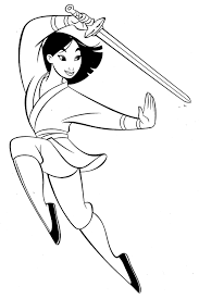 Mulan é uma das princesas da disney, uma corajosa jovem chinesa que se passa por um guerreiro no lugar de seu pai debilitado e ajuda o exército imperial chinês a expulsar os invasores hunos. Mulan Fighter Coloring Pages For Kids Ell Printable Mulan Coloring Pages For Kids Paginas Para Colorir Da Disney Paginas Para Colorir Mandalas Para Colorir