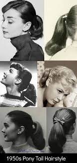 1950s Pony Tail Hairstyle Horse Tail 50s Hairstyles History 1950s Hairstyles Tail Hairstyle 1950s Fashion Hair