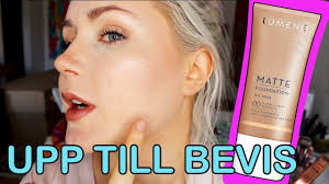 Lumene Matte Foundation Upp Till Bevis Youtube