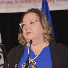 Hillary McGregor speaks