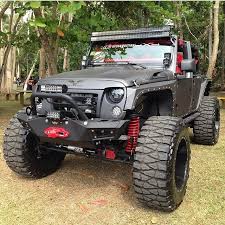 Custom Jeep Wrangler Lifted And Kitted Out Mobil Impian Modifikasi Mobil Mobil