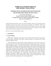Adapun contohnya adalah surat pernyataan pindah sekolah dari orang tua siswa dengan. Pdf Jurnal Pembuatan Website Sekolah Smk Negeri 1 Majalengka Adi Ginanjar Kusuma Academia Edu