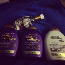 Hair Growth Ogx Biotin And Collagen Shampoo Before And After My New Favs Organix Biotin Collagen Shampoo Conditioner Coconut Milk Shampoo Serum Shampoo Hair Care Collagen