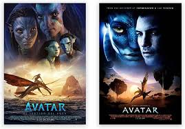 Amazon.com: 2022 Avatar 2 The Way Of Water Avatar 1 Movie Poster  12x18inches Canvas Unframed Set Of 2 Movie Posters Room Aesthetics Morden  Home Wall Art Paintings For Avatar Movie Fans Science