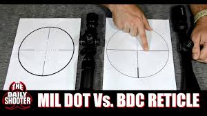 Mil Dot Vs Bdc Reticle Which One Is For You