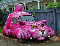 Voor Aan De Muur Foto Van Een Wel Heel Ongewone Auto Van Planetnathalie2 Via Http Nl Dawanda Com Grappige Auto S Autohumor Roze Auto S