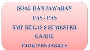 Check spelling or type a new query. Kunci Jawaban Soal Latihan Pas Uas Kelas 8 Mata Pelajaran Pjok Penjaskes Semester Ganjil 2020 Halaman All Tribun Lampung