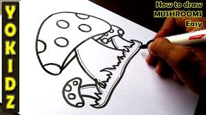 How To Draw Mushrooms Easy Youtube Feel free to explore, study and enjoy paintings with paintingvalley.com. how to draw mushrooms easy