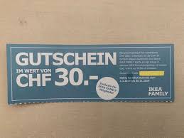 30 Chf Ikea Gutschein Kaufen Auf Ricardo