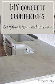 Diy Concrete Countertops Pour In Place Diy Concrete Countertops Concrete Countertops Kitchen Diy Kitchen Renovation
