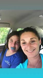 Us just cleaning a job we Rocked that job! I’m so proud of you Kaeli you  finished college like I knew you would. You will Rock life I know you  will🩵😄🩷