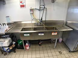 patriot triple basin nsf stainless