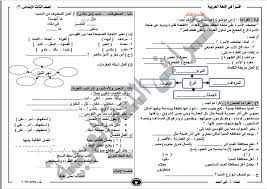 اختبارات لغة عربية طبقا للمحذوف للصف الثالث الابتدائى الترم الثانى الامتحان التعليمى