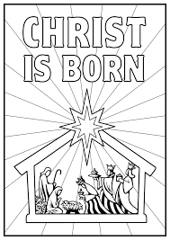 An illustration of the shepherds on christmas night, from the nursery manual behold your little ones (2008), page 127. Free Printable Nativity Coloring Pages For Kids