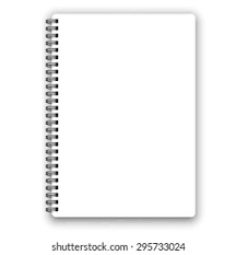 Blank spiral notebook icon monochrome blank spiral notebook icon cartoon style white blank paper desk spiral calendar spiral calendar vector template vertical table calendar with blank pages and. Realistic Metal Spiral Vector Blank Notebook Stock Vector Royalty Free 295733024