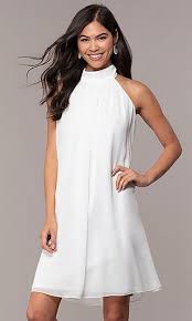 Ivory Short Shift Graduation Party Dress By Simply Short Shift Dress White Dress Party Dresses