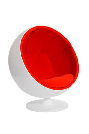 Packed flat for home assembly.home delivery only. Red Ball Chair Realwire Realresource