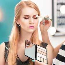 Ouligay Set of 4 Make-Up Brushes, Contour Brush, Blush Brush, Concealer  Brush, Makeup Brushes Set for Foundation (Green and Pink) : Amazon.in:  Beauty