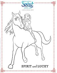 Spirit Riding Free Coloring Page Spirit And Lucky Coloriage Ladybug Coloriage Cheval Coloriage Cheval A Imprimer
