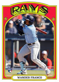 But he's played seven games at third base. 2021 Topps Heritage High Number Series Wander Franco Rays Rc Comic Book Cover Book Cover Comic Books