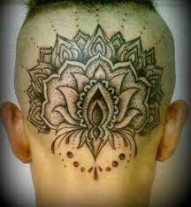 Head Mandala Head Tattoo Ideas Head Tattoo Neck Tattoo