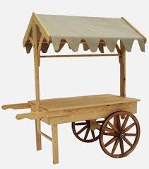Wooden Display Cart Retail Displays Wood Wagons Marktkramen Houtsnijwerk Winkelinrichting