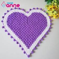 Badem Kalp Lif Modeli Yapilisi Baby Knitting Patterns Orgu Desenleri Orme Kalpler